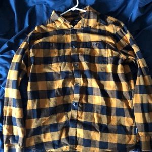 Orange/Black Wind River flannel